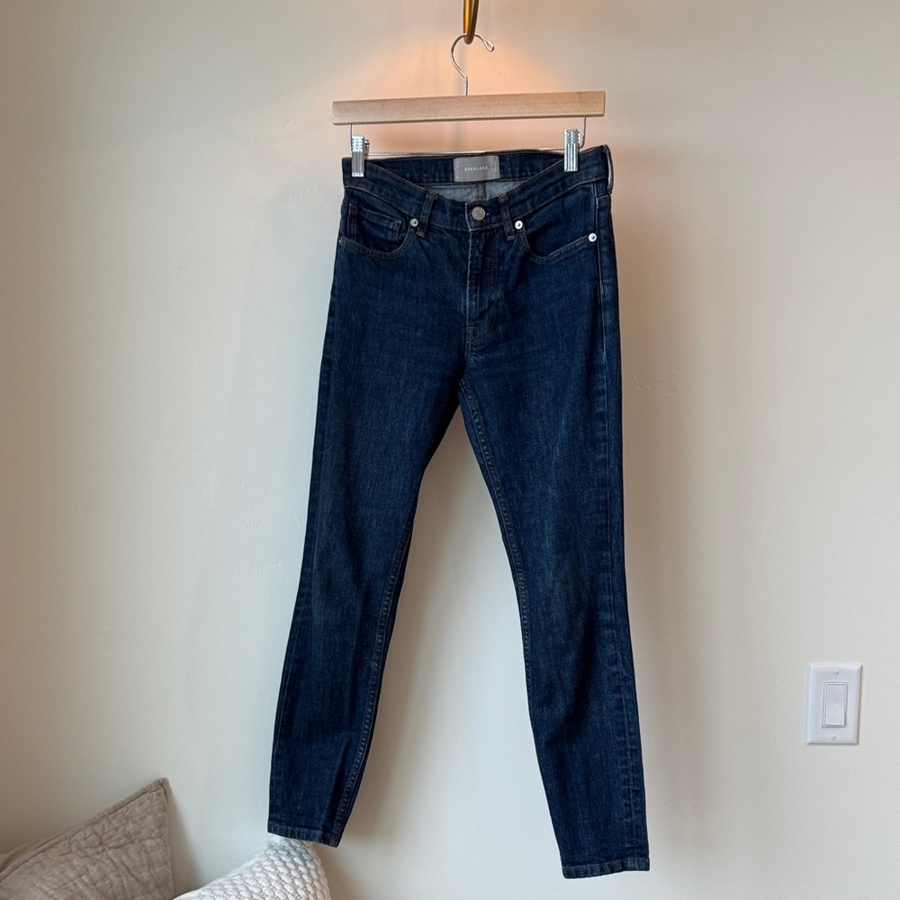 Everlane Women's Skinny Jeans - Dark Indigo Blue